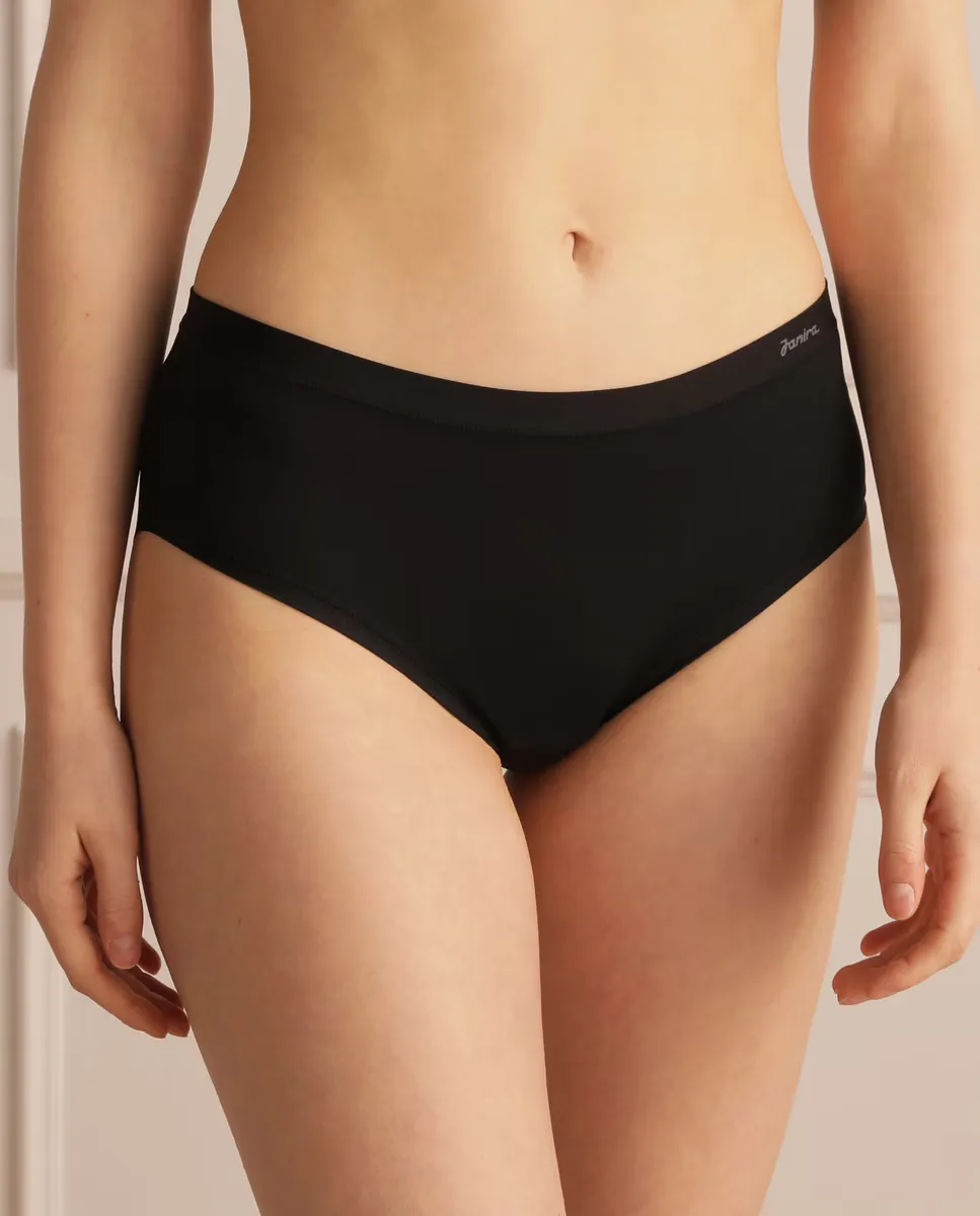 Однотонные трусики со средней посадкой Janira, черный
Однотонные трусики со средней посадкой Janira, черный