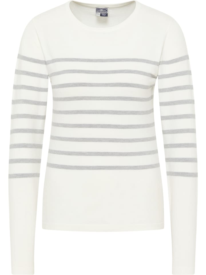 DreiMaster Женский вязаный свитер меланжевого цвета, кремово-серого оттенка
DreiMaster Женский вязаный свитер меланжевого цвета, кремово-серого оттенка