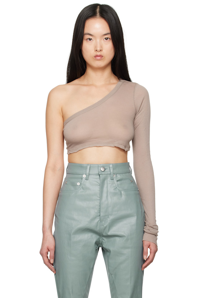 Футболка Hollywood Ziggy Rick Owens, цвет taupe
Футболка Hollywood Ziggy Rick Owens, цвет taupe