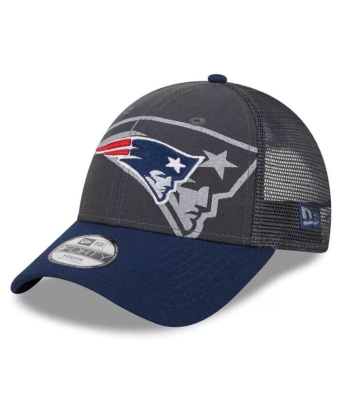 Регулируемая шапка New England Patriots Reflect 9FORTY для мальчиков и девочек дошкольного возраста, графитовая, темно-синяя New Era, серый
Регулируемая шапка New England Patriots Reflect 9FORTY для мальчиков и девочек дошкольного возраста, графитовая, темно-синяя New Era, серый