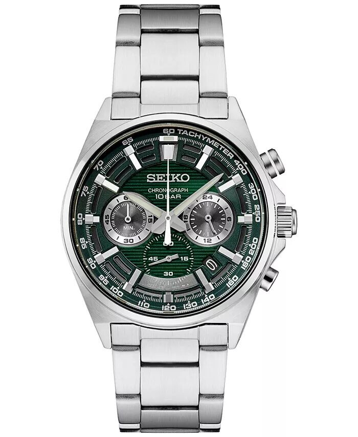Мужские часы-хронограф Essentials с браслетом из нержавеющей стали, 41 мм Seiko
Мужские часы-хронограф Essentials с браслетом из нержавеющей стали, 41 мм Seiko