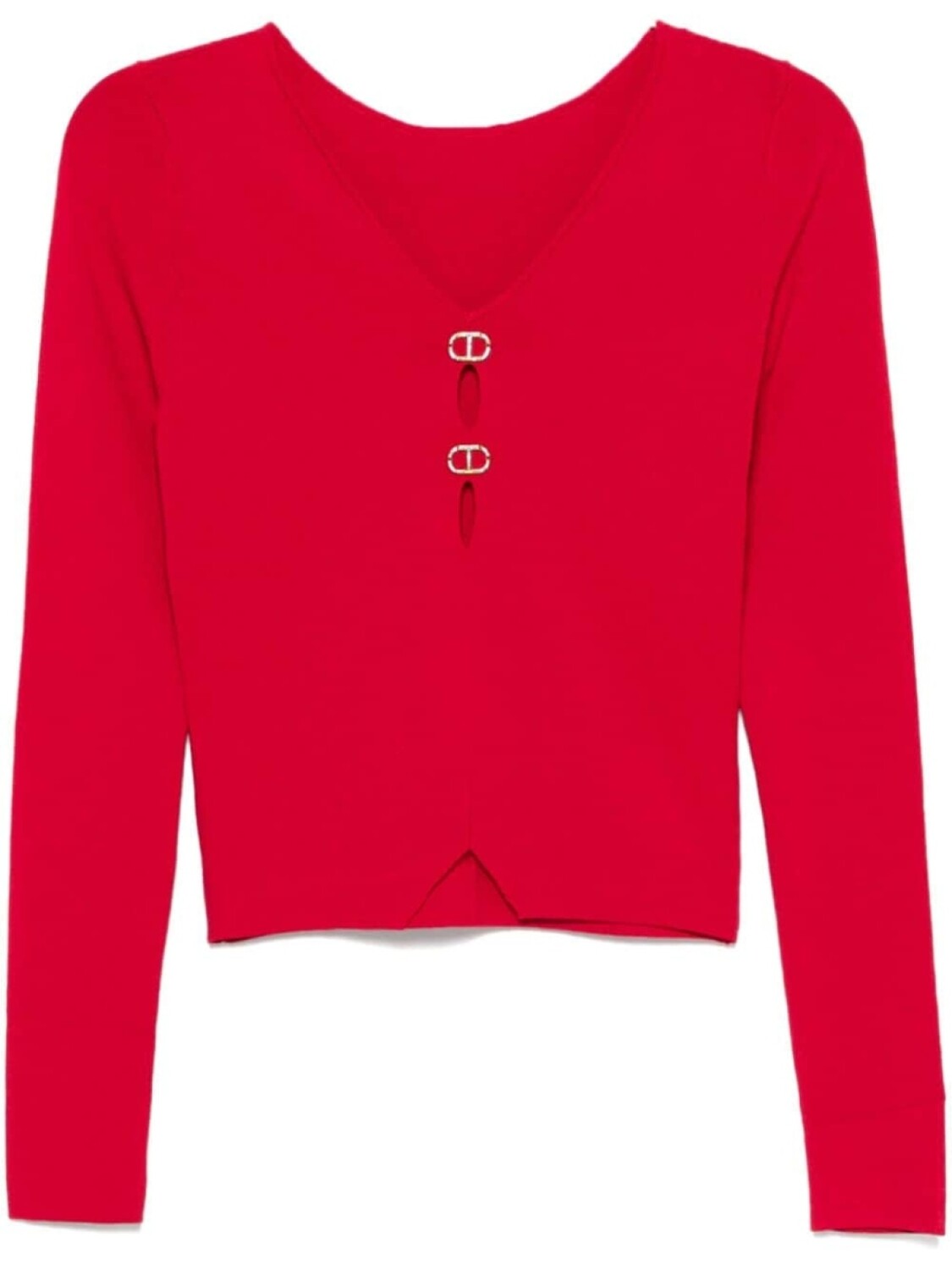TWINSET свитер с вырезами, красный
TWINSET свитер с вырезами, красный