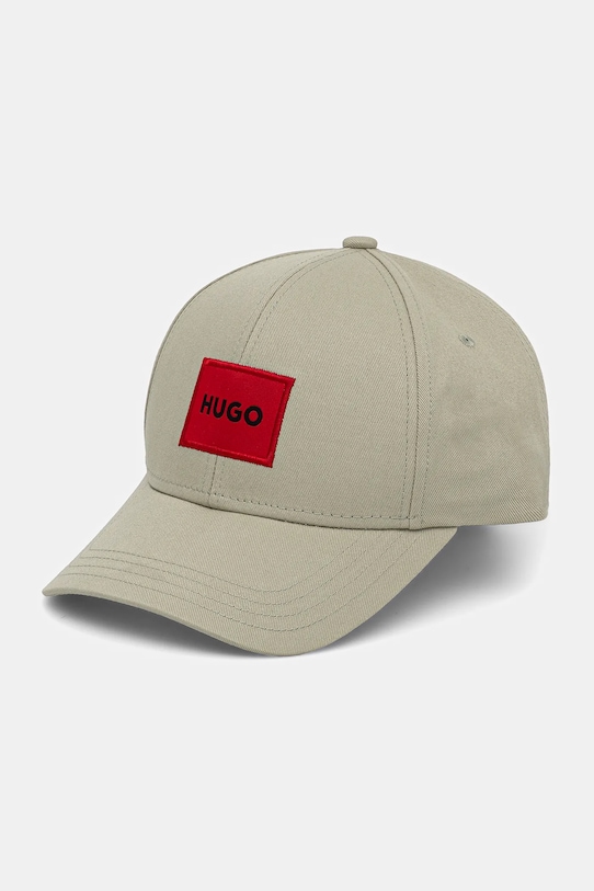 Хлопковая кепка с козырьком Hugo, зеленый
Хлопковая кепка с козырьком Hugo, зеленый