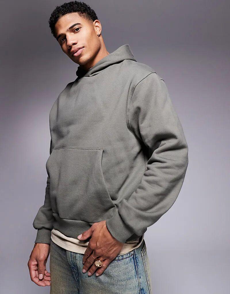 Премиальная толстовка свободного кроя с капюшоном плотностью 400 г/м² цвета хаки ASOS DESIGN
Премиальная толстовка свободного кроя с капюшоном плотностью 400 г/м² цвета хаки ASOS DESIGN