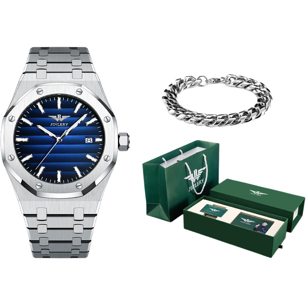 JINLERY Часы Explorer Collection Automatic Mechanical Movement Stainless Steel Watchband Watch Men's Watch Black Dial
JINLERY Часы Explorer Collection Automatic Mechanical Movement Stainless Steel Watchband Watch Men's Watch Black Dial