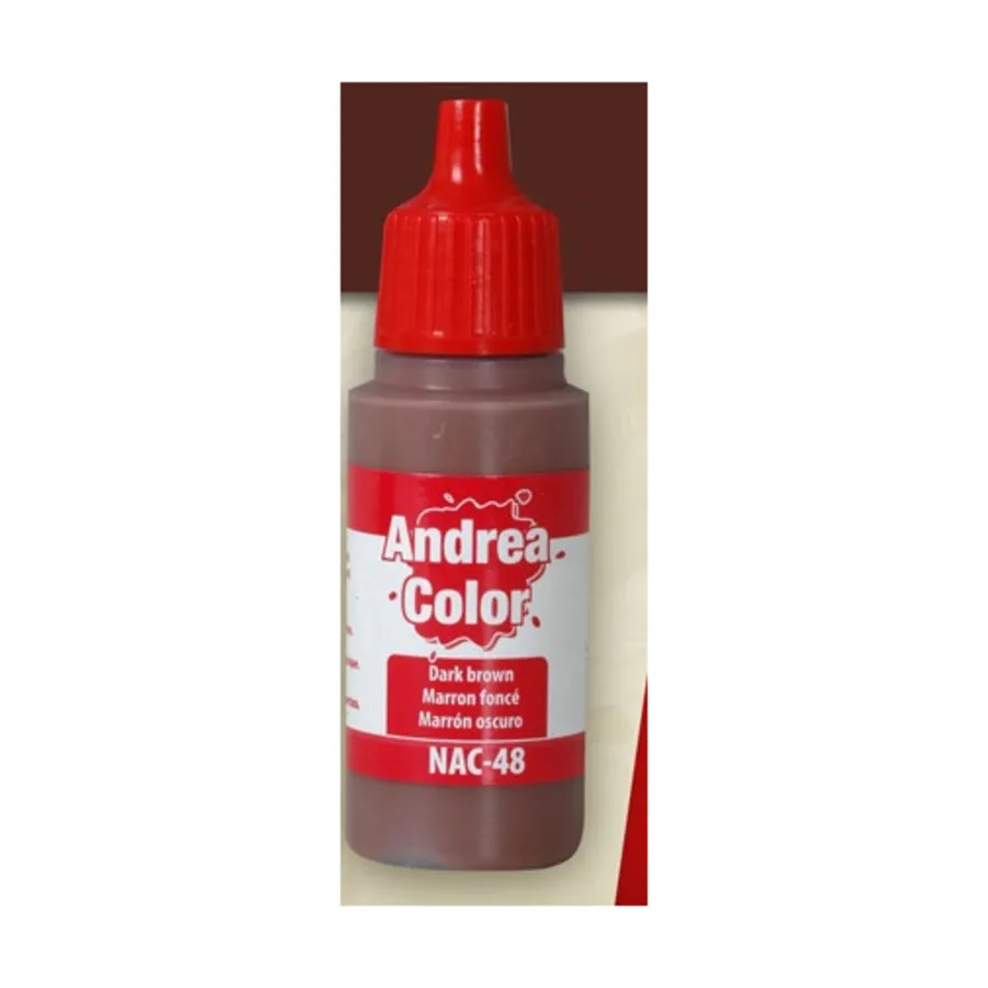 Темно-коричневый, Andrea Color Paints - Flesh Tones & Browns
Темно-коричневый, Andrea Color Paints - Flesh Tones & Browns