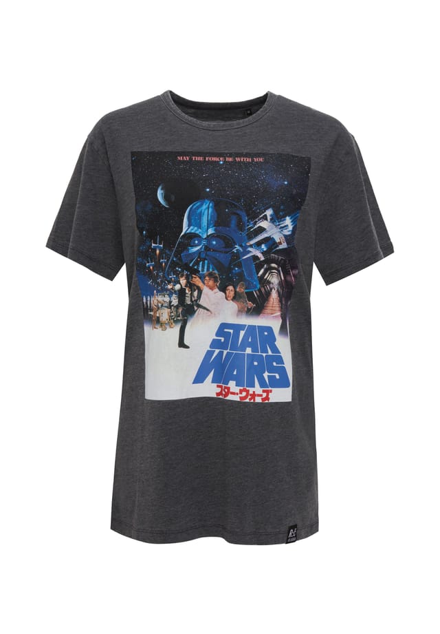 Футболка с постером Star Wars International с классическим круглым вырезом Re:Covered, цвет charcoal
Футболка с постером Star Wars International с классическим круглым вырезом Re:Covered, цвет charcoal