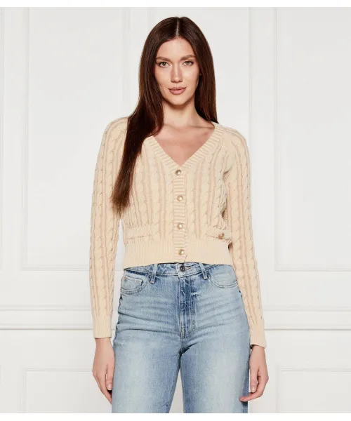 Кардиган «Жизель» Cropped fit Guess Jeans, бежевый
Кардиган «Жизель» Cropped fit Guess Jeans, бежевый