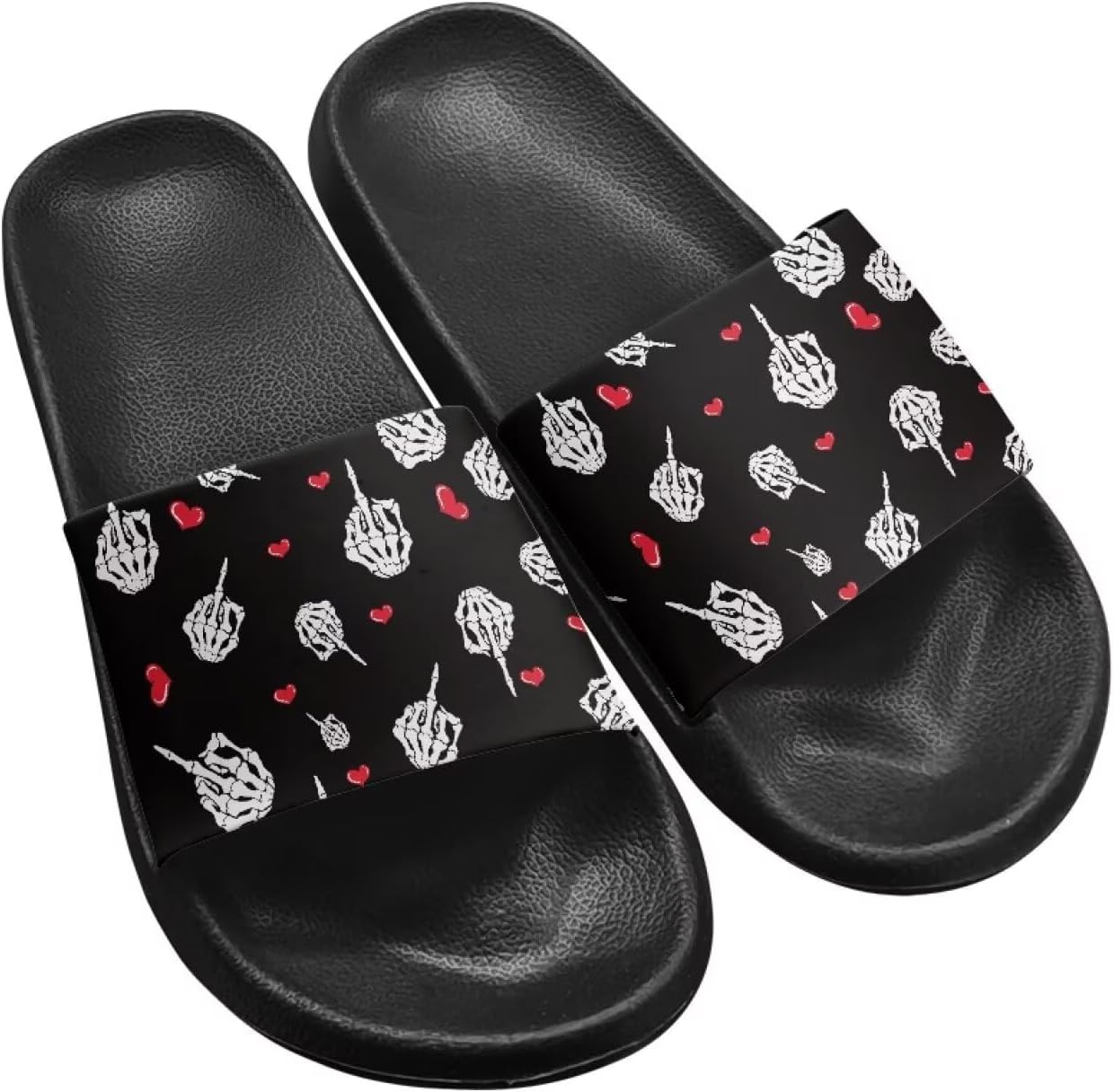 Тапочки для женщин и мужчин, нескользящие, быстросохнущие, для душа, сандалии для ванной комнаты, плоские сандалии из ЭВА Hechitok, Skeleton Middle Finger
Тапочки для женщин и мужчин, нескользящие, быстросохнущие, для душа, сандалии для ванной комнаты, плоские сандалии из ЭВА Hechitok, Skeleton Middle Finger