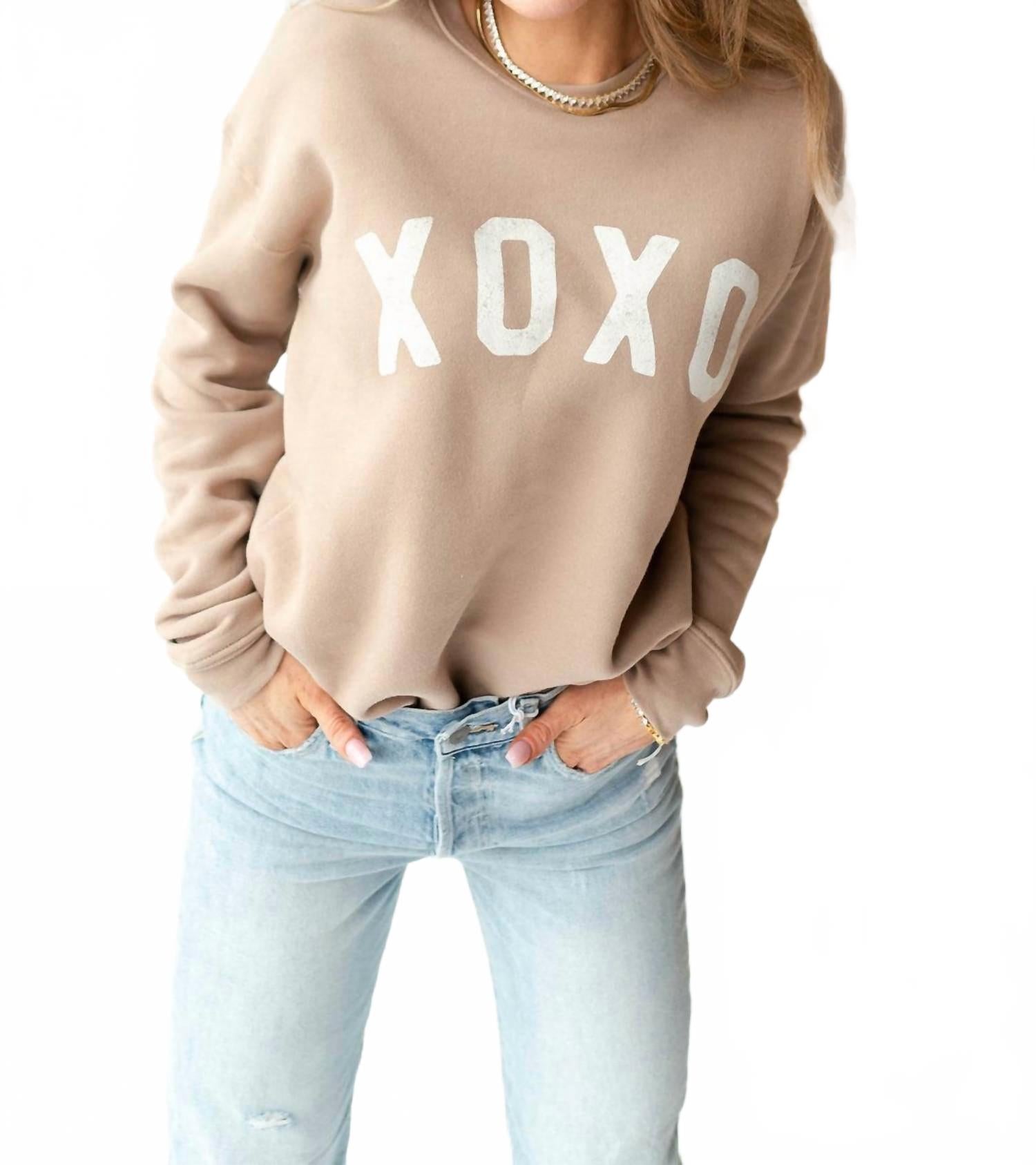 Коричневый свитшот с длинным рукавом Xoxo OAT COLLECTIVE
Коричневый свитшот с длинным рукавом Xoxo OAT COLLECTIVE