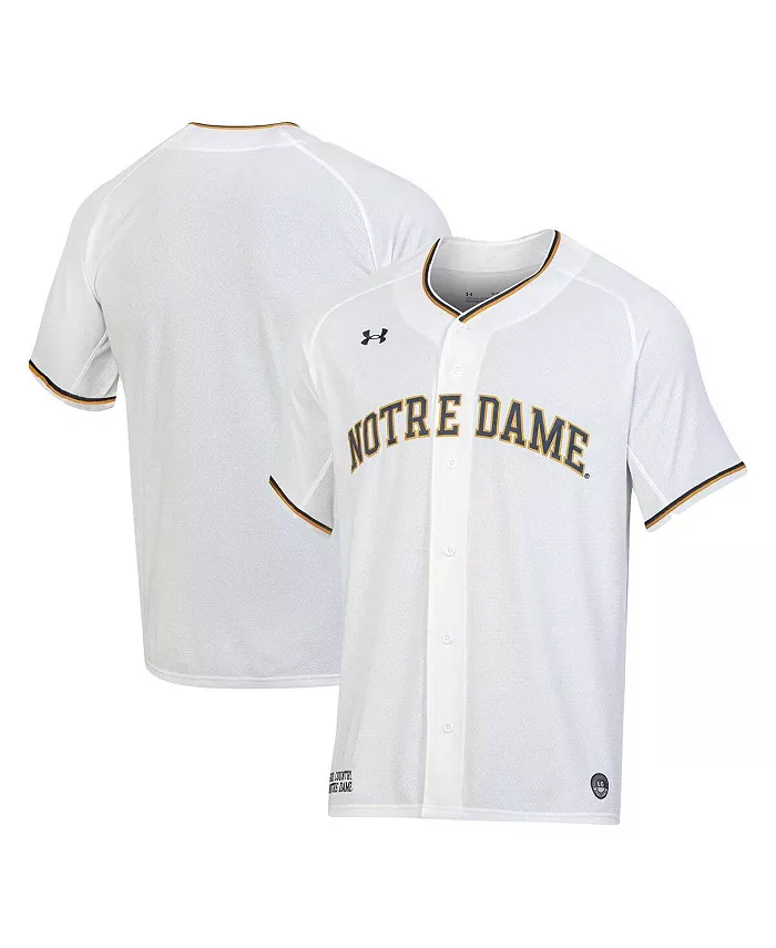 Мужская бейсбольная джерси Notre Dame Fighting Irish (реплика) Under Armour, белый
Мужская бейсбольная джерси Notre Dame Fighting Irish (реплика) Under Armour, белый