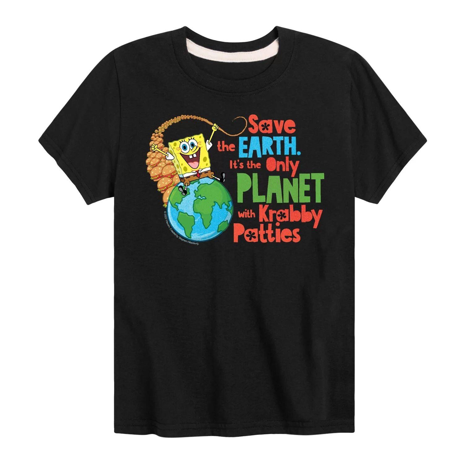 Футболка с рисунком «Губка Боб: Спасите Землю» для мальчиков 8–20 лет Licensed Character
Футболка с рисунком «Губка Боб: Спасите Землю» для мальчиков 8–20 лет Licensed Character