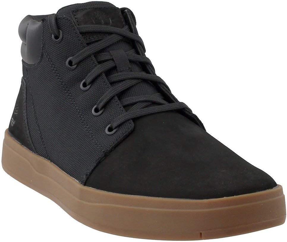Timberland Men's Davis Square Mixed-Media Chukka, Black Nubuck
Timberland Men's Davis Square Mixed-Media Chukka, Black Nubuck