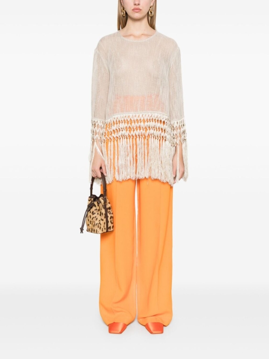 Taller Marmo брюки палаццо Марлен, оранжевый
Taller Marmo брюки палаццо Марлен, оранжевый