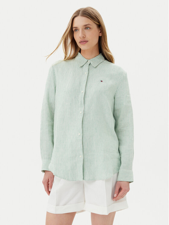 Рубашка обычного кроя WW0WW44679 Tommy Hilfiger, зеленый
Рубашка обычного кроя WW0WW44679 Tommy Hilfiger, зеленый