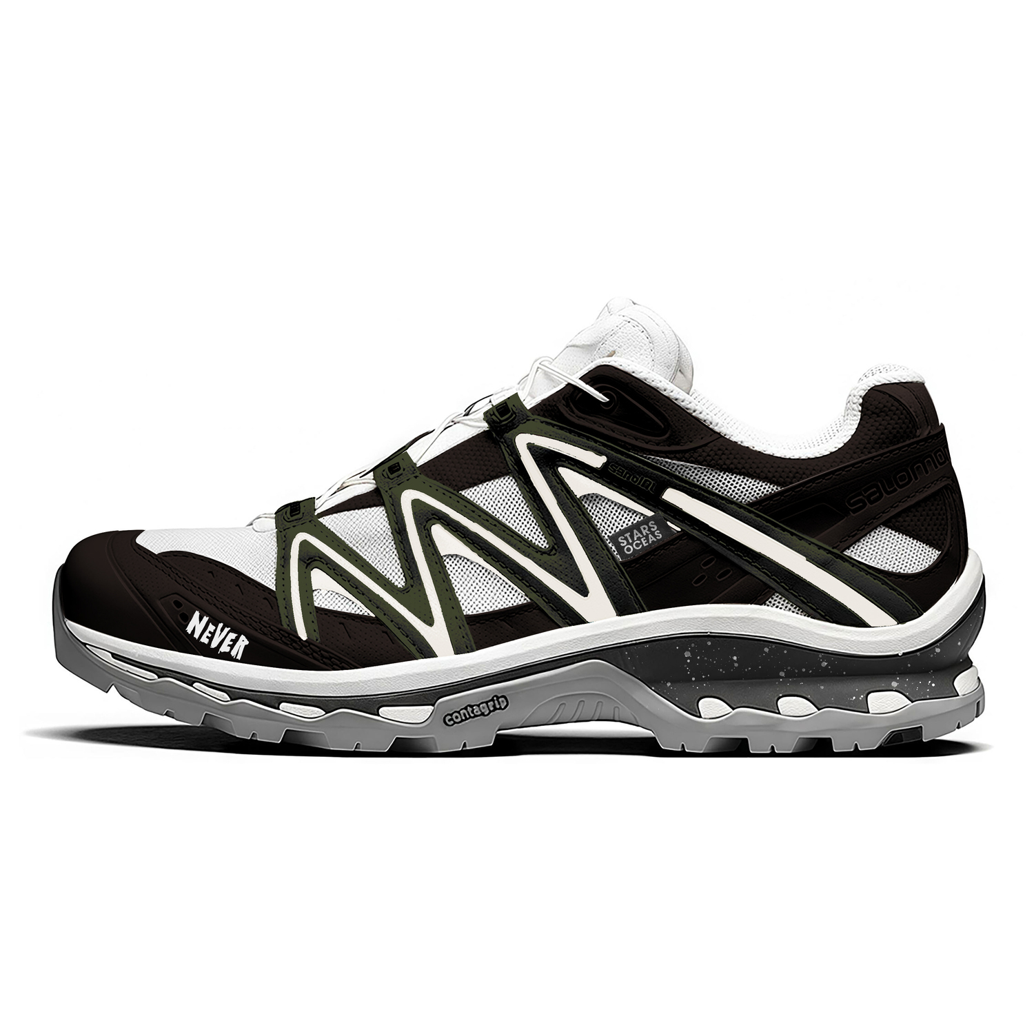 SALOMON XT Quest Resolute Black Green дышащие низкие туристические ботинки для альпинизма унисекс
SALOMON XT Quest Resolute Black Green дышащие низкие туристические ботинки для альпинизма унисекс