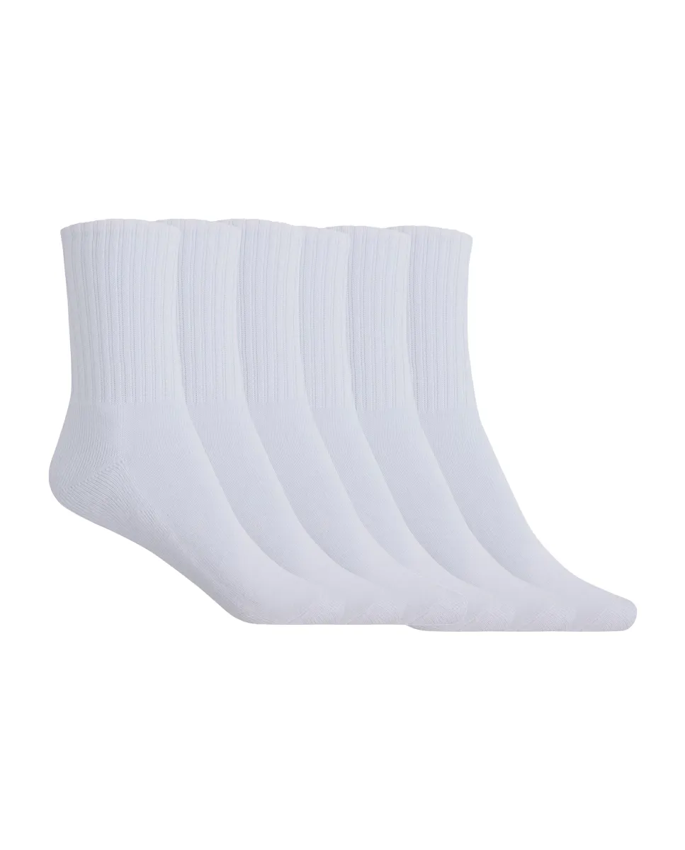 Хлопковые носки в рубчик Basix, 6 шт Punto Blanco, белый
Хлопковые носки в рубчик Basix, 6 шт Punto Blanco, белый