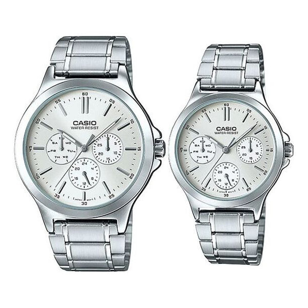 Часы CASIO DRESS Series Business Waterproofes Couple Quartz Stainless Steel Strap Silver Analog, цвет silver
Часы CASIO DRESS Series Business Waterproofes Couple Quartz Stainless Steel Strap Silver Analog, цвет silver