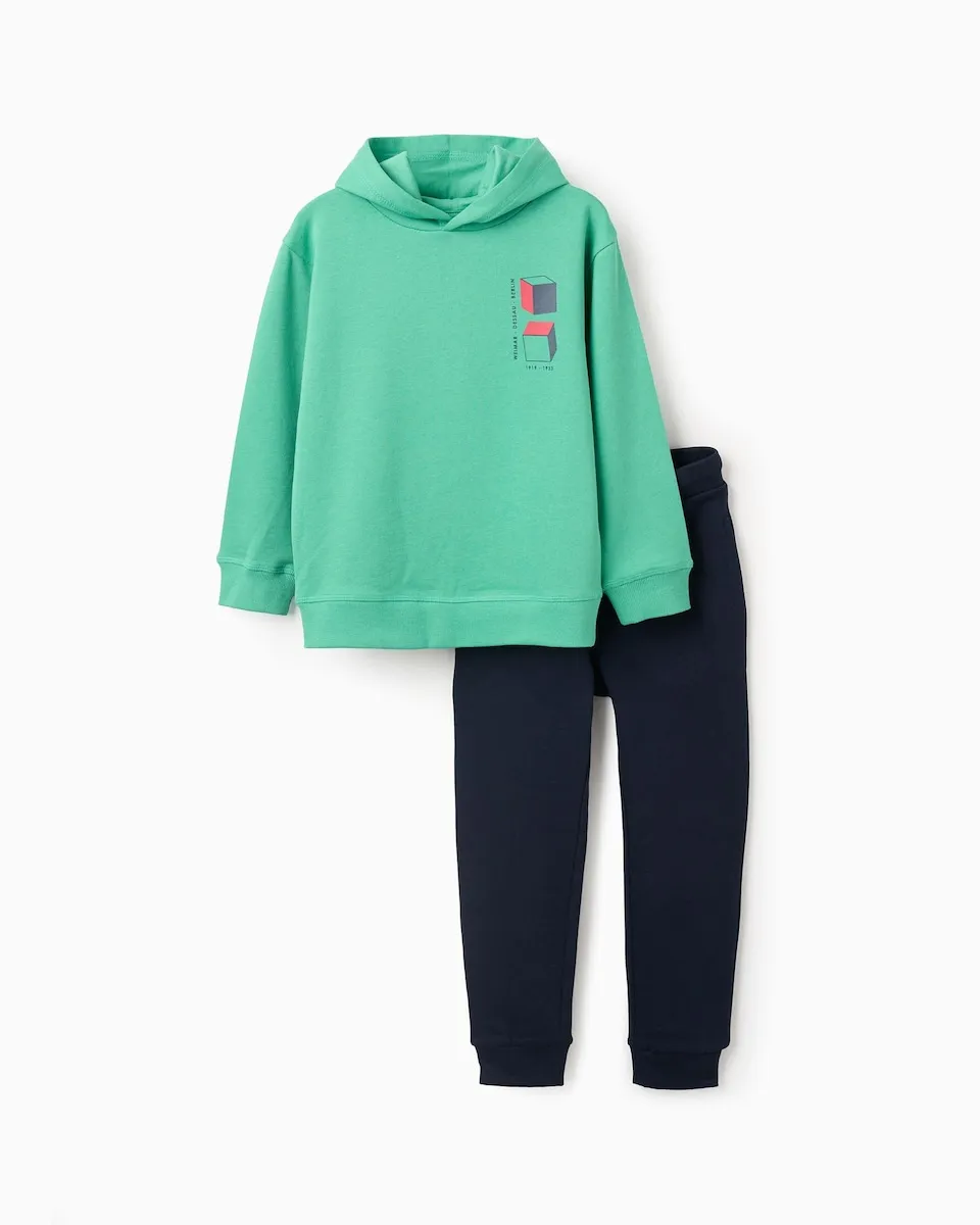Детский спортивный костюм с капюшоном 100% хлопок Zippy, зеленый
Детский спортивный костюм с капюшоном 100% хлопок Zippy, зеленый