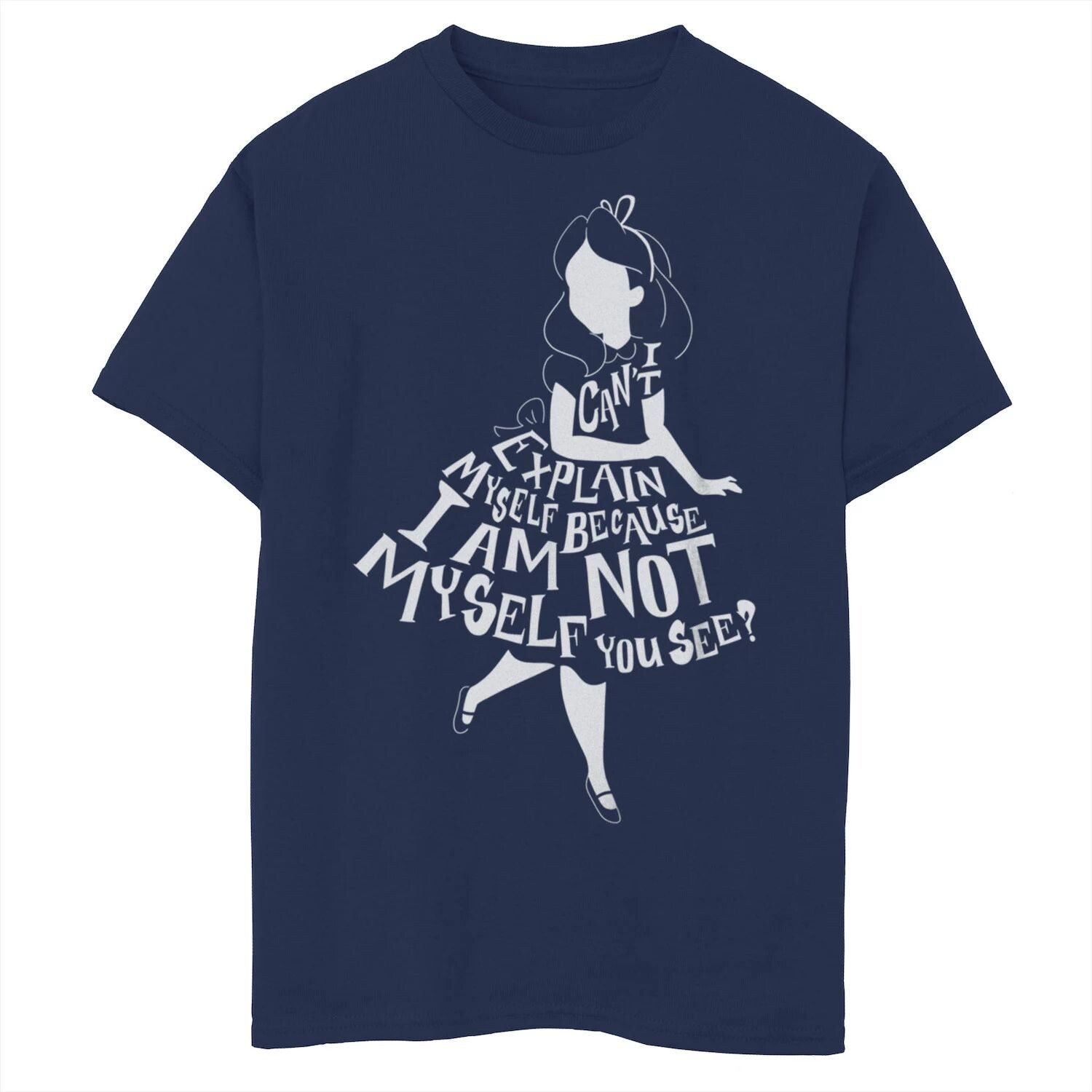 Футболка с графическим рисунком «Алиса в стране чудес» для мальчиков 8–20 лет Disney's «Я не могу объясниться» Licensed Character, синий
Футболка с графическим рисунком «Алиса в стране чудес» для мальчиков 8–20 лет Disney's «Я не могу объясниться» Licensed Character, синий