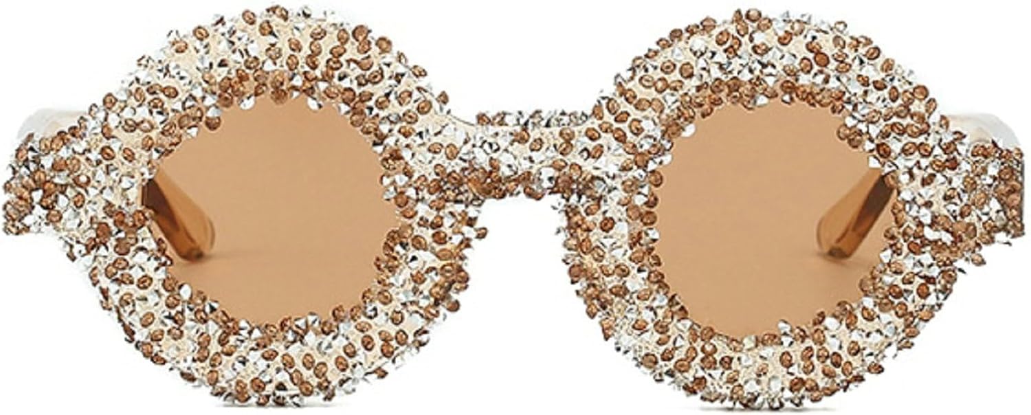 Круглые солнцезащитные очки со стразами для женщин, разноцветные бриллиантовые солнцезащитные очки для мужчин, блестящие солнцезащитные очки для вечеринок mincl, Brown
Круглые солнцезащитные очки со стразами для женщин, разноцветные бриллиантовые солнцезащитные очки для мужчин, блестящие солнцезащитные очки для вечеринок mincl, Brown