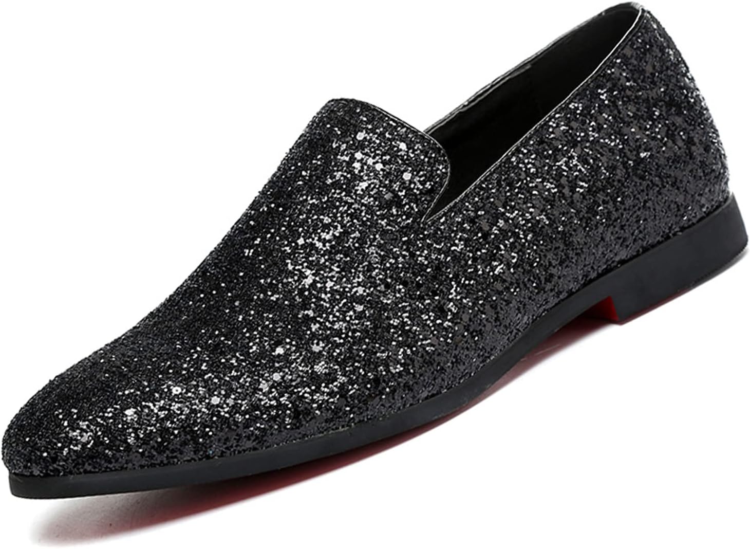 Мужские туфли-лоферы с пайетками и заостренным носком, модные повседневные туфли с блестками для смокинга, вечернего выхода или выпускного бала Kctrfsj, черный
Мужские туфли-лоферы с пайетками и заостренным носком, модные повседневные туфли с блестками для смокинга, вечернего выхода или выпускного бала Kctrfsj, черный