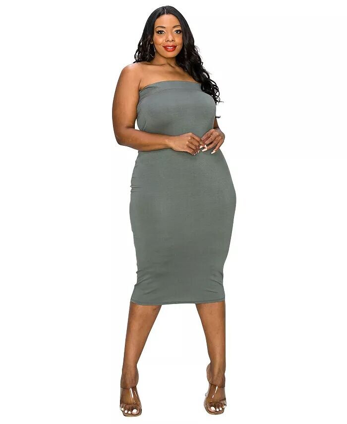 Платье-труба размера плюс Willow L I V D, зеленый
Платье-труба размера плюс Willow L I V D, зеленый