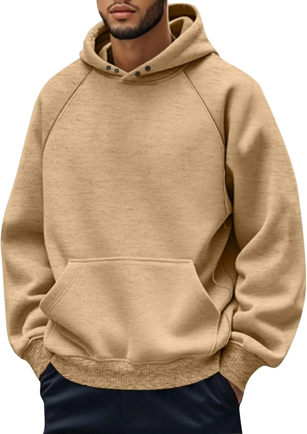 Мужская худи с капюшоном и карманом, свободный свитшот
Мужская худи с капюшоном и карманом, свободный свитшот