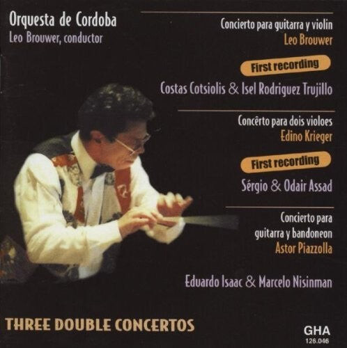 CD диск Brouwer / Krieger / Cotsiolis / Assad / Isaac: 3 Double Concertos for Guitar
CD диск Brouwer / Krieger / Cotsiolis / Assad / Isaac: 3 Double Concertos for Guitar