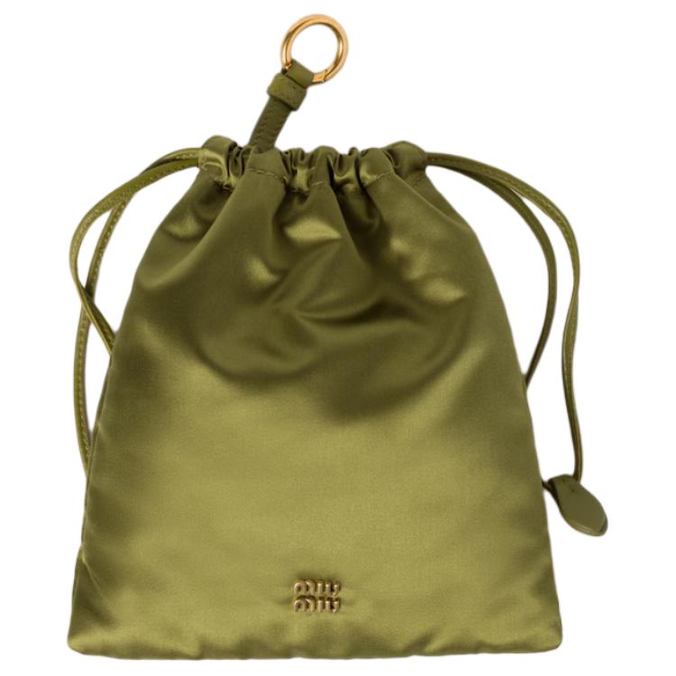 Сатиновый клатч женский цвета плюща MIU MIU
Сатиновый клатч женский цвета плюща MIU MIU