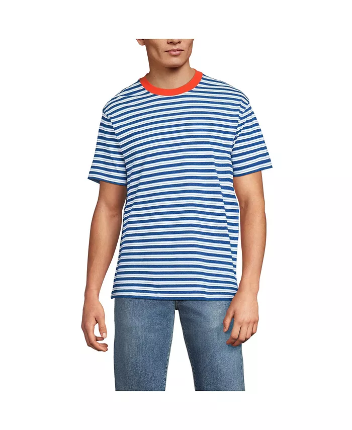 Мужская футболка с коротким рукавом Super-T Crew свободного кроя Lands' End, синий
Мужская футболка с коротким рукавом Super-T Crew свободного кроя Lands' End, синий