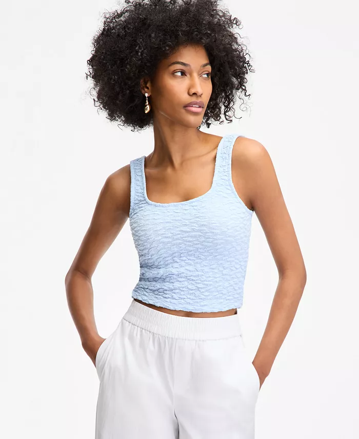 Женский фактурный трикотажный топ On 34th, синий
Женский фактурный трикотажный топ On 34th, синий