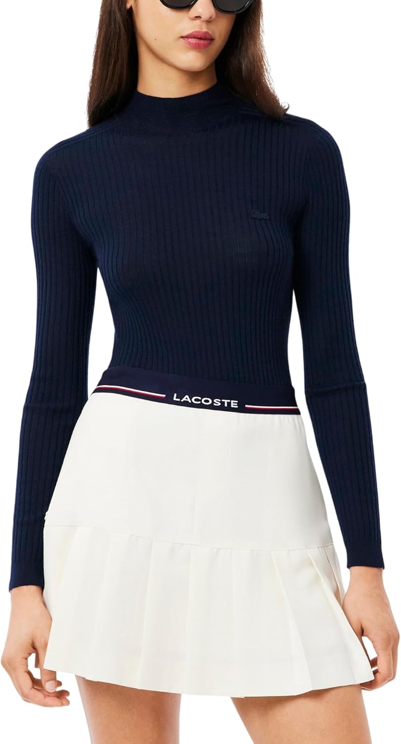 Lacestone женский свитер с водолазкой из 100% шерсти Lacoste, Navy Blue
Lacestone женский свитер с водолазкой из 100% шерсти Lacoste, Navy Blue