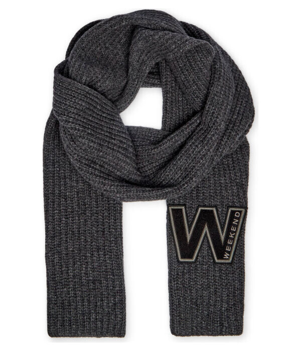 Шарф женский Weekend Maxmara шерстяной с нашивкой, черный
Шарф женский Weekend Maxmara шерстяной с нашивкой, черный