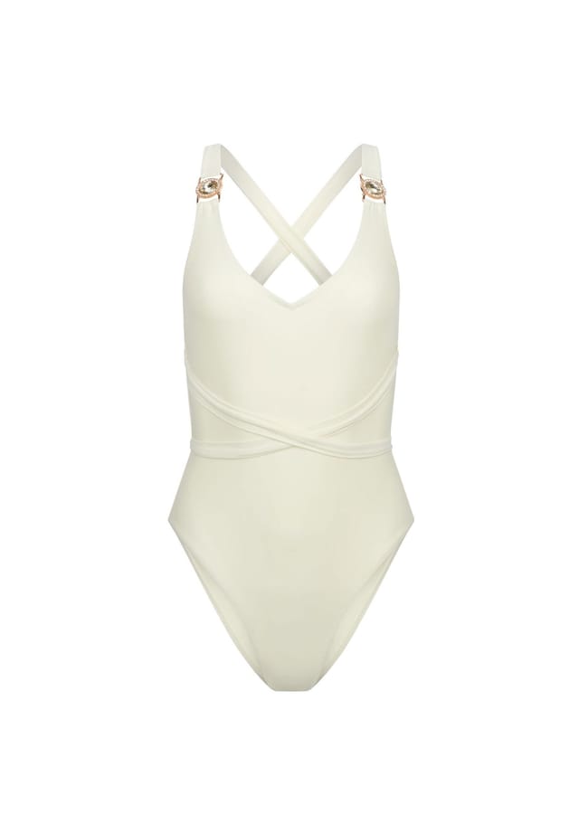 Купальник амур с великолепной отделкой камнями Moda Minx, экрю
Купальник амур с великолепной отделкой камнями Moda Minx, экрю