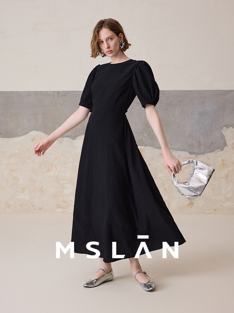 Платье MSlan с полой талией, черный
Платье MSlan с полой талией, черный