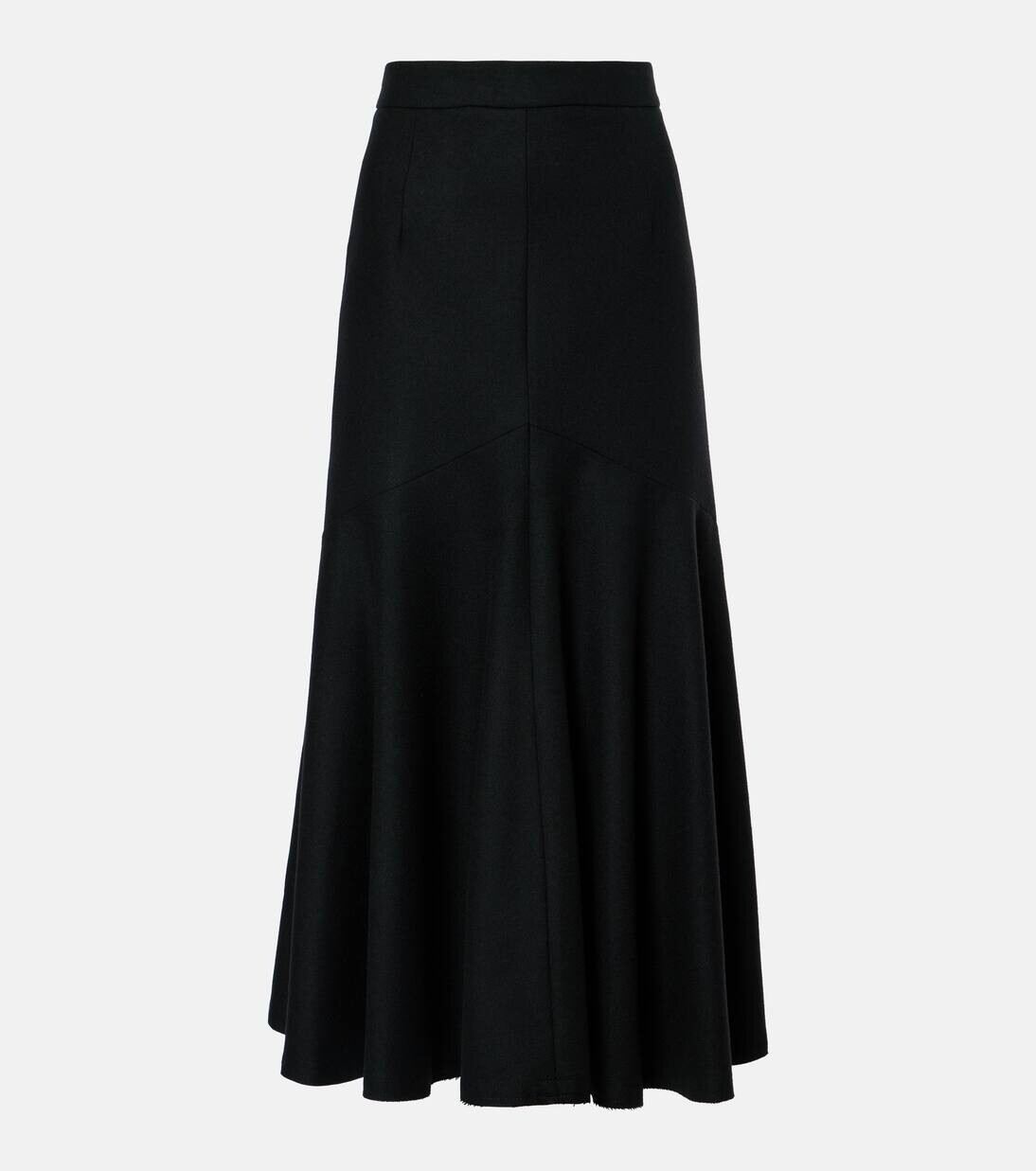 Юбка миди с баской из смесовой шерсти Patou, черный
Юбка миди с баской из смесовой шерсти Patou, черный