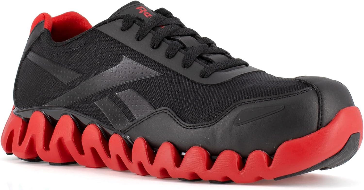 Мужские кроссовки Reebok Work Zig Pulse с защитным носком EH, черный/красный
Мужские кроссовки Reebok Work Zig Pulse с защитным носком EH, черный/красный