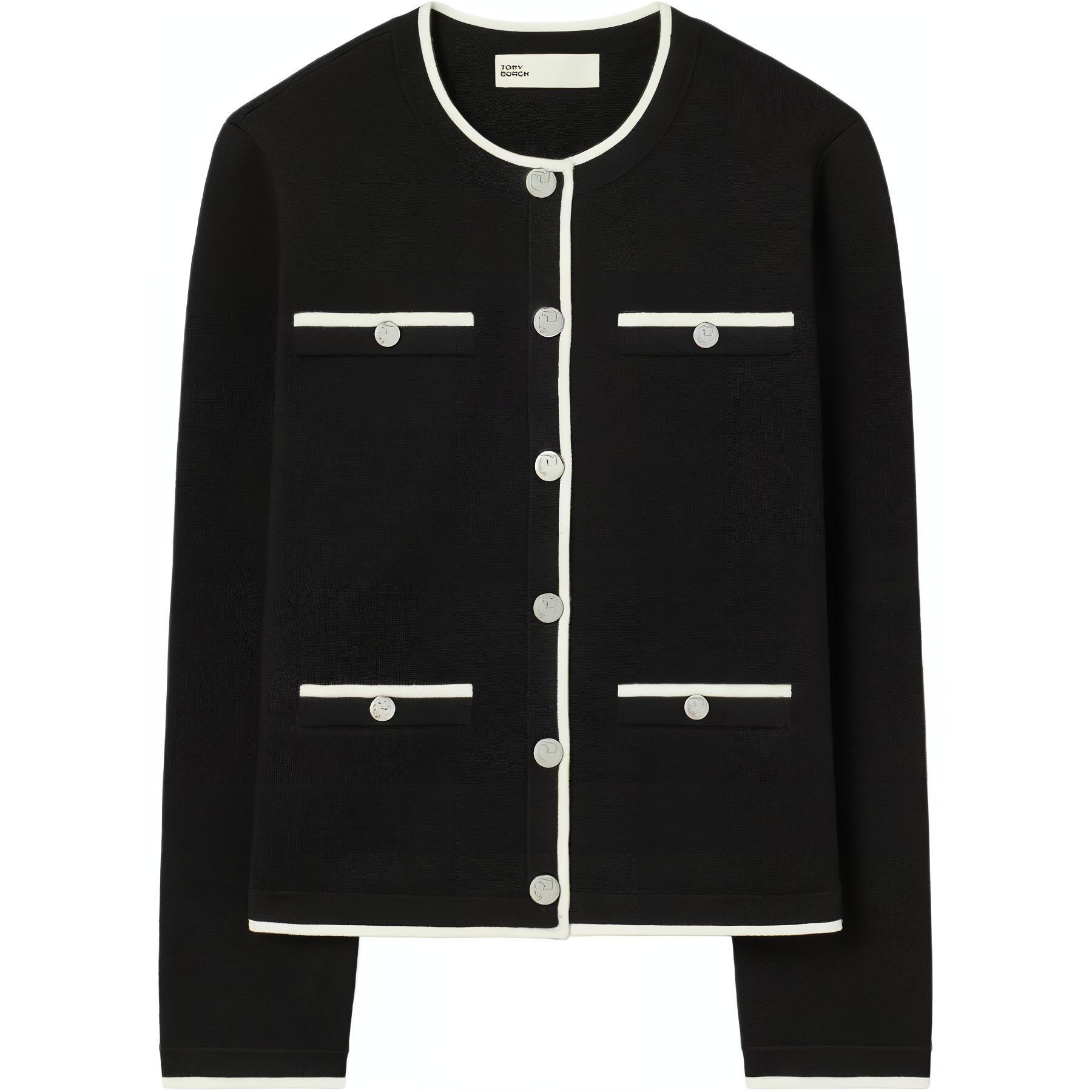 Кардиган Kendra на пуговицах Tory Burch, черный
Кардиган Kendra на пуговицах Tory Burch, черный