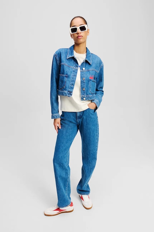 Хлопковая футболка Karl Lagerfeld, бежевый
Хлопковая футболка Karl Lagerfeld, бежевый