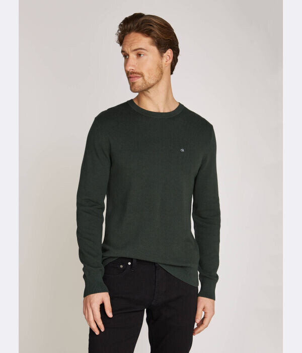 Свитер Calvin Klein Slim Fit, зеленый 
Свитер Calvin Klein Slim Fit, зеленый