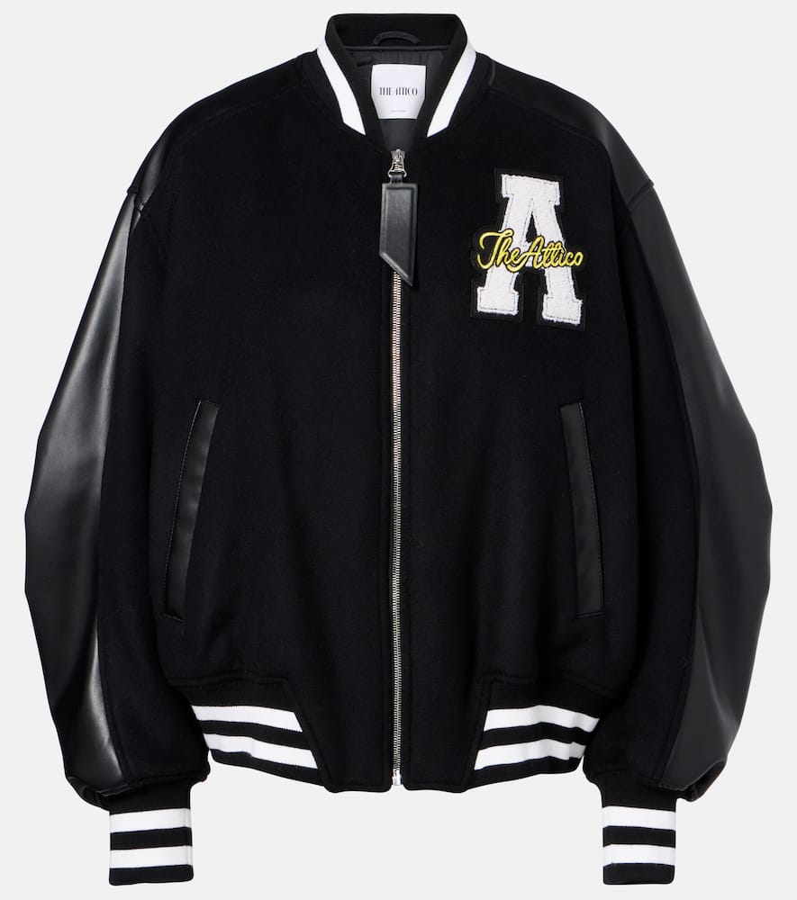 Флисовая блуза из смесовой шерсти The Attico, Black
Флисовая блуза из смесовой шерсти The Attico, Black