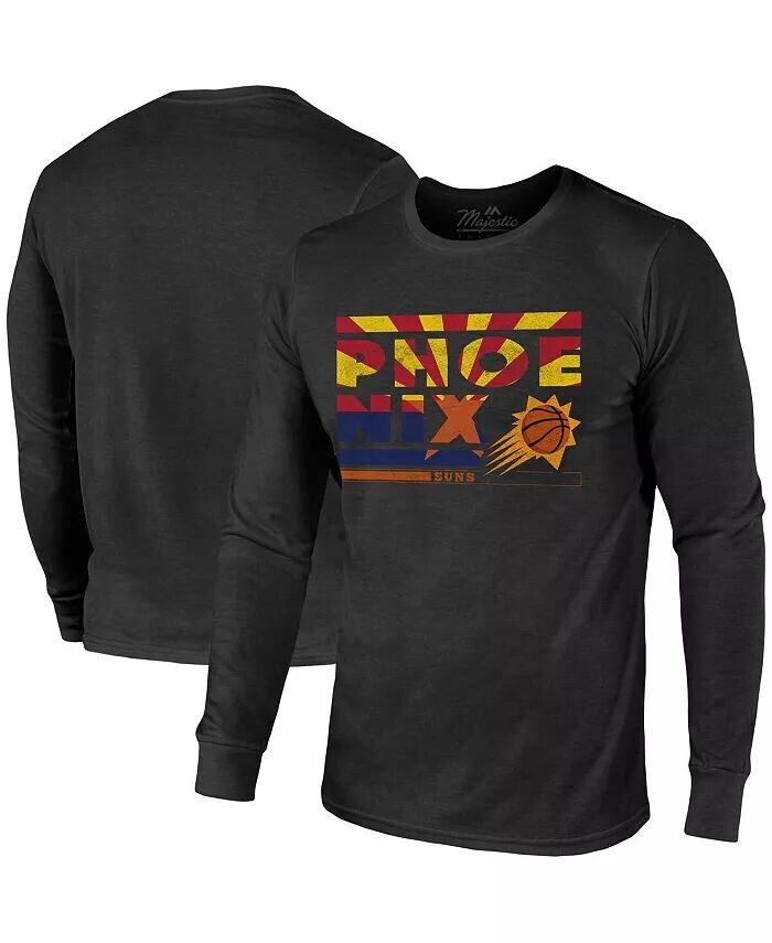 Мужская футболка Threads Black Phoenix Suns City and State Tri-Blend с длинным рукавом Majestic
Мужская футболка Threads Black Phoenix Suns City and State Tri-Blend с длинным рукавом Majestic