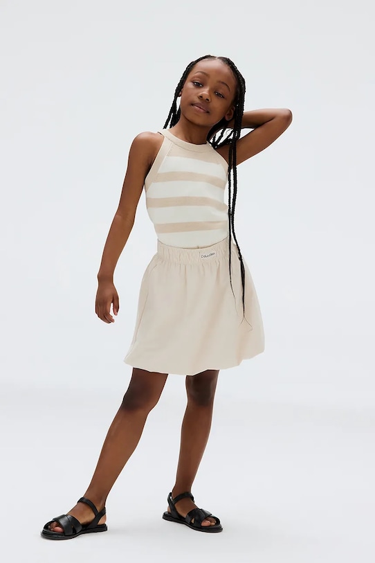 Юбка Calvin Klein Jeans, бежевый
Юбка Calvin Klein Jeans, бежевый