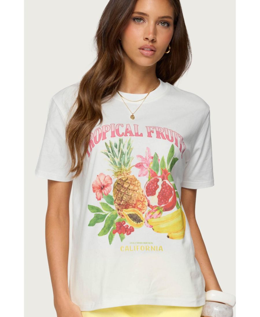 Женская футболка с принтом тропических фруктов Edikted, White, Белый, Женская футболка с принтом тропических фруктов Edikted, White
Женская футболка с принтом тропических фруктов Edikted, White, Белый, Женская футболка с принтом тропических фруктов Edikted, White