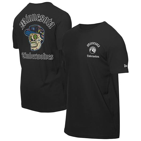 Мужская черная футболка Minnesota Timberwolves Sugar Skulls New Era
Мужская черная футболка Minnesota Timberwolves Sugar Skulls New Era