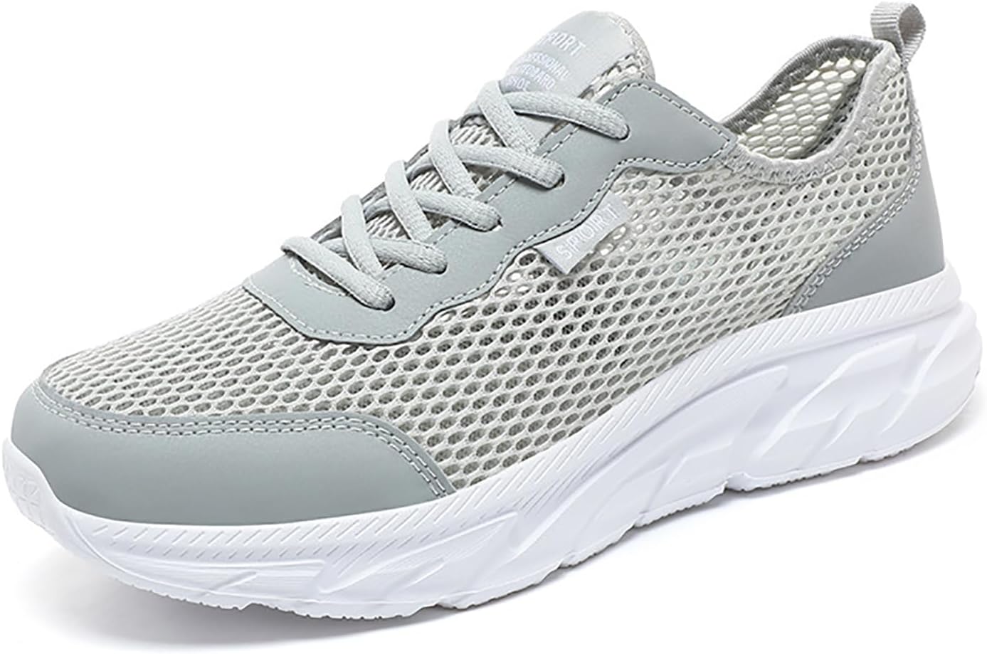 Мужские ортопедические кроссовки с сеткой, вырезами, для ходьбы, повседневные, легкие, на шнуровке, с противоскользящей подошвой, мягкой подошвой, поддержкой свода стопы, для бега, путешествий, занятий в спортзале и тенниса Egebs, серый
Мужские ортопедические кроссовки с сеткой, вырезами, для ходьбы, повседневные, легкие, на шнуровке, с противоскользящей подошвой, мягкой подошвой, поддержкой свода стопы, для бега, путешествий, занятий в спортзале и тенниса Egebs, серый