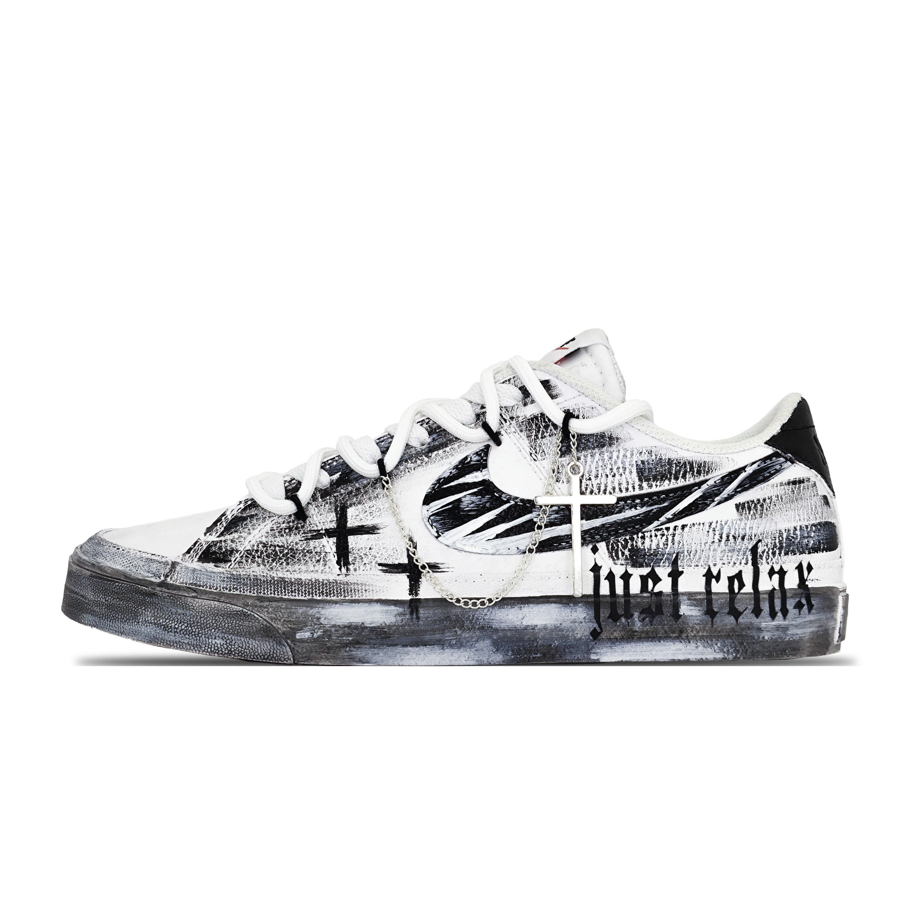 Nike Кроссовки Court Legacy Gothic Chain Lock с антискользящей амортизацией и износостойкими низкими кроссовками для скейтборда, белые, мужские
Nike Кроссовки Court Legacy Gothic Chain Lock с антискользящей амортизацией и износостойкими низкими кроссовками для скейтборда, белые, мужские