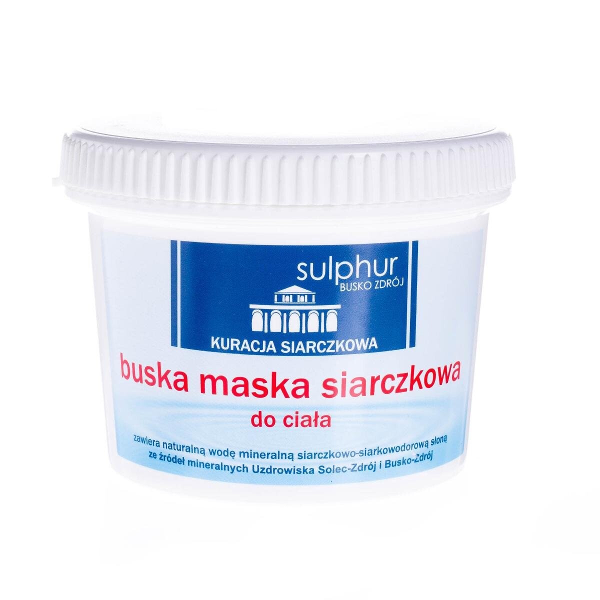 Sulphur Busko Zdrój, серная маска для тела, 500 г
Sulphur Busko Zdrój, серная маска для тела, 500 г
