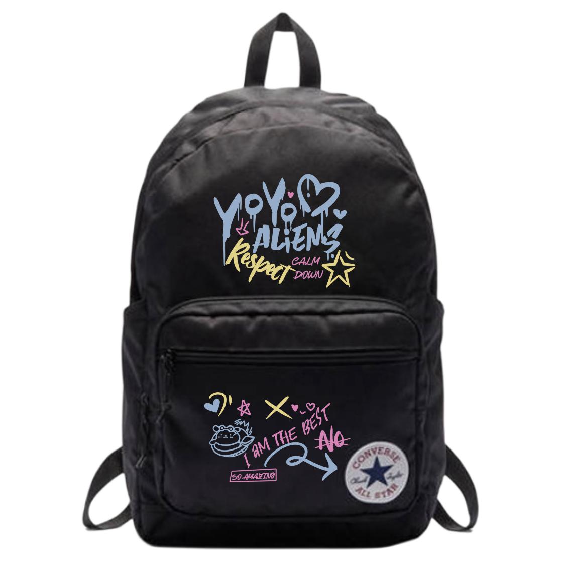 Converse Полиэстеровый рюкзак унисекс черный, Letter
Converse Полиэстеровый рюкзак унисекс черный, Letter